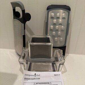 Pampered Chef Adjustable Double Cheese Grater